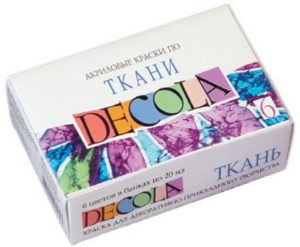 краски Decola для ткани